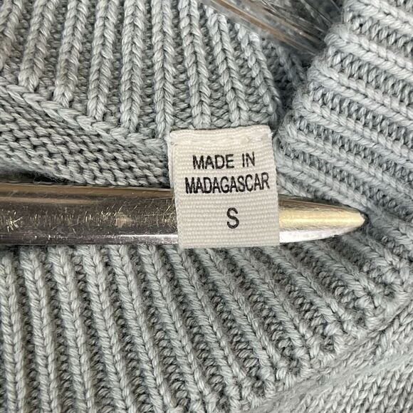 Buck‎ Mason Sweater Mens S Mint Slim Fit Crew Neck Jersey Knit Ribbing Hem - Picture 4 of 11